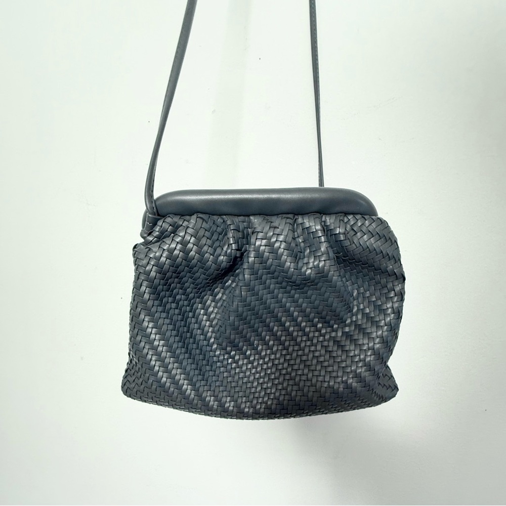 Anthropologie Navy Jasper Clutch - Picture 4 of 6